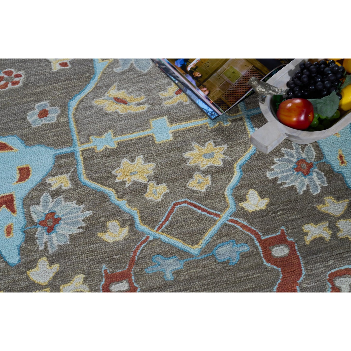 007 SI-2543484,SI-2543485,SI-2543490,SI-2543491,SI-2543492 | Lifestyle | Hamilton 7334 Rug by Exquisite Rugs in taupe, multi. Made from new zealand wool in a unique style.