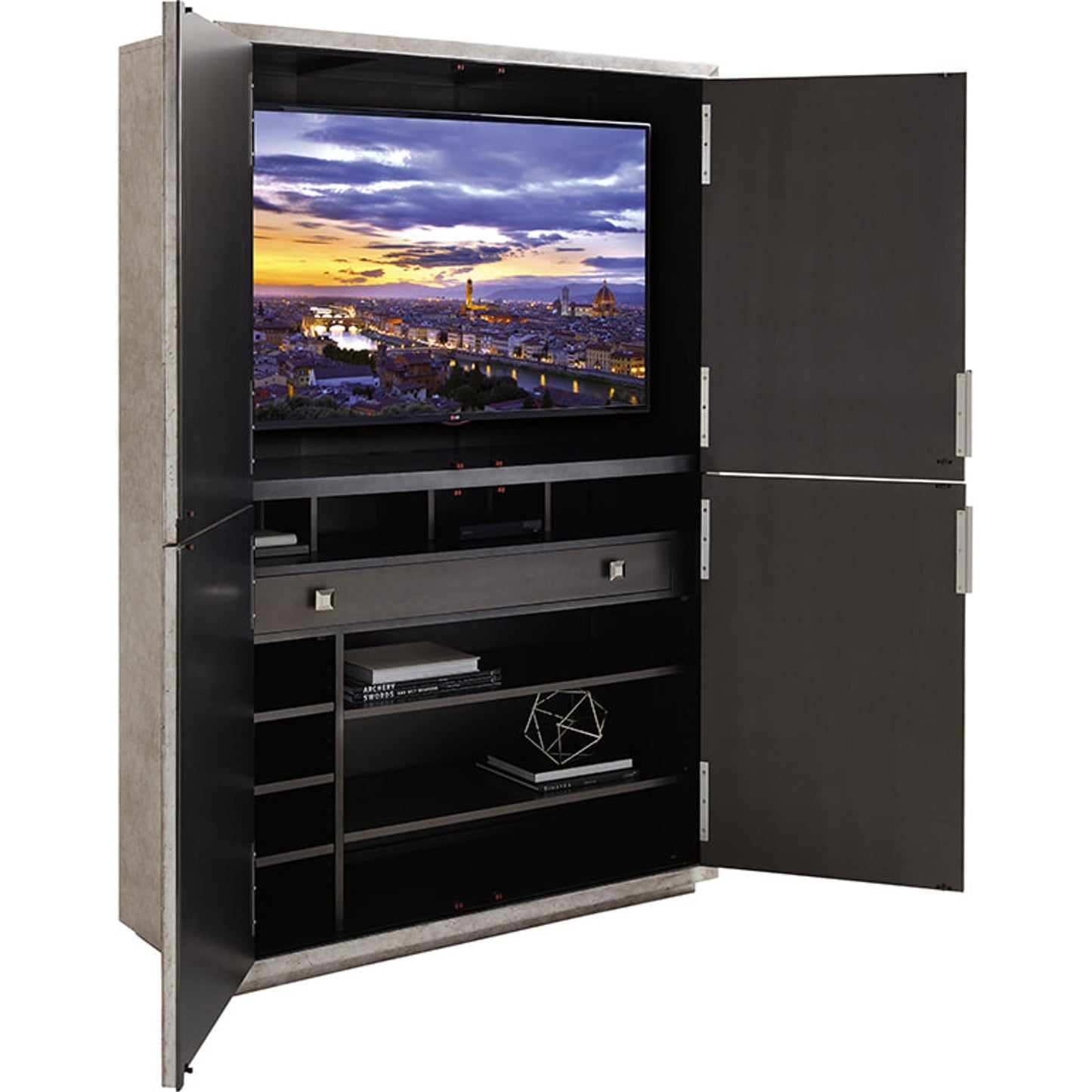 002 SR-835647 | Additional Silo | Sanremo Cabinet by Lexington. Made from unique in a transitional style.