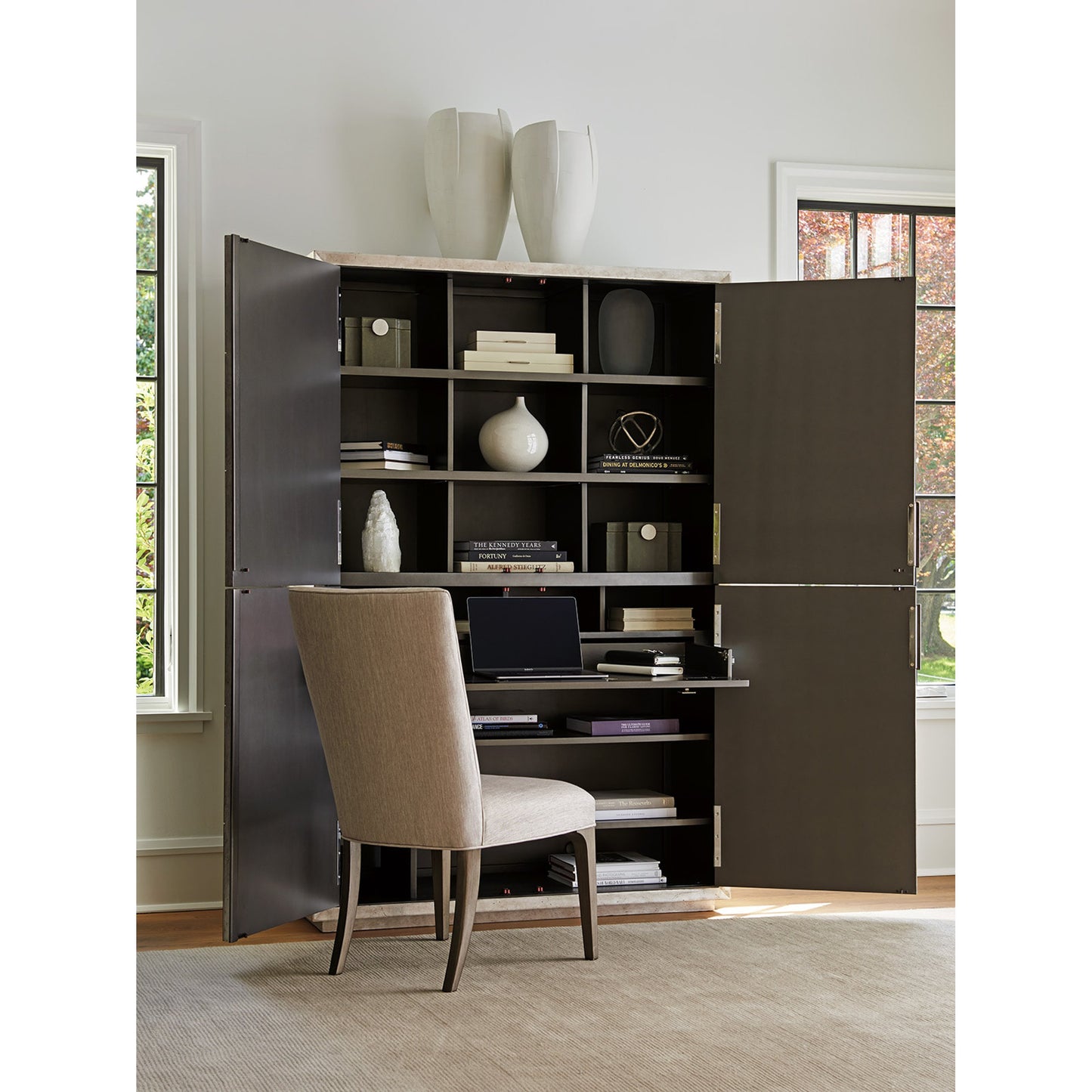 005 SR-835647 | Lifestyle | Sanremo Cabinet by Lexington. Made from unique in a transitional style.