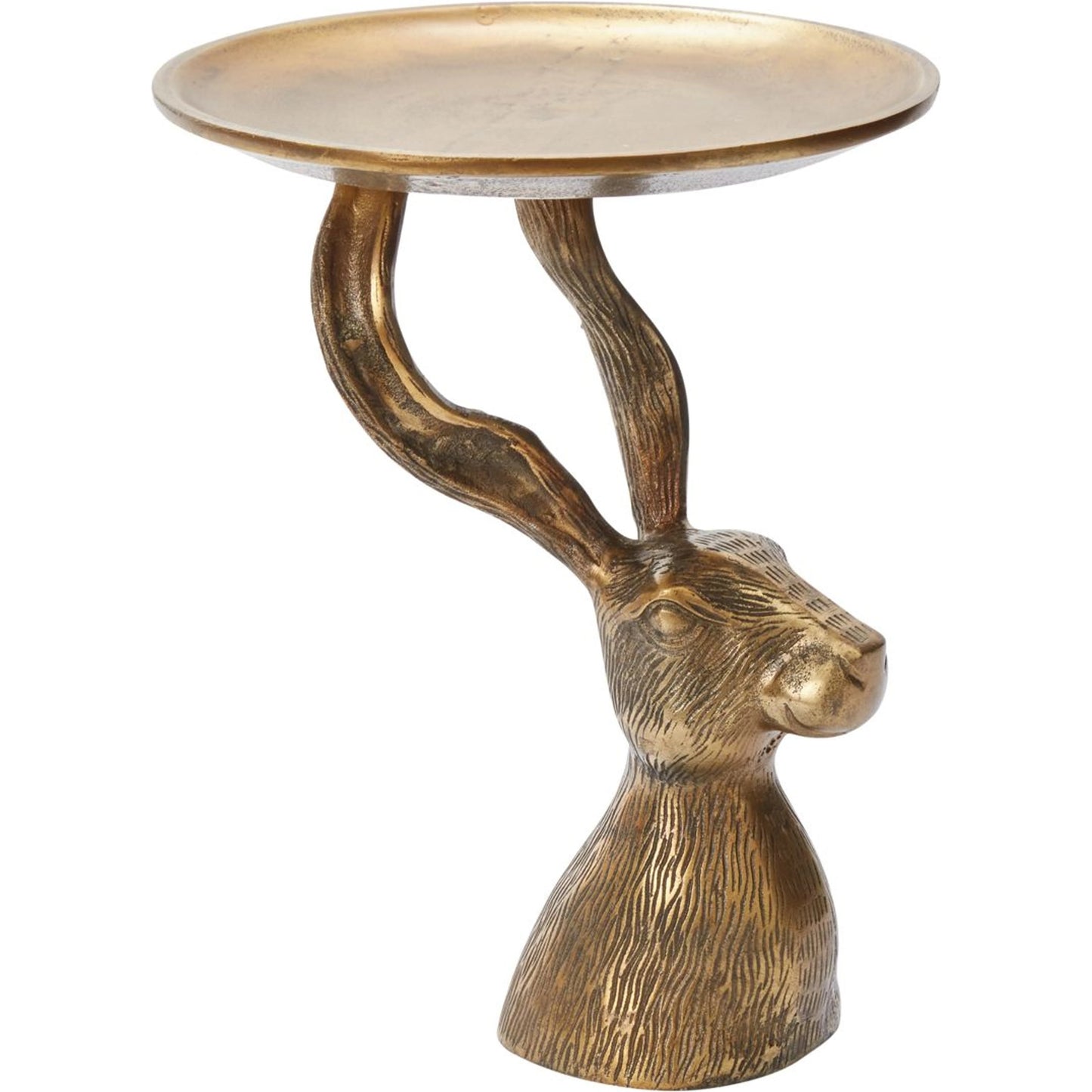 001 SI-2084200 | Primary Silo | Halcyon Hare Stand by Accent Decor in antique-gold. Made from metal in a traditional style.