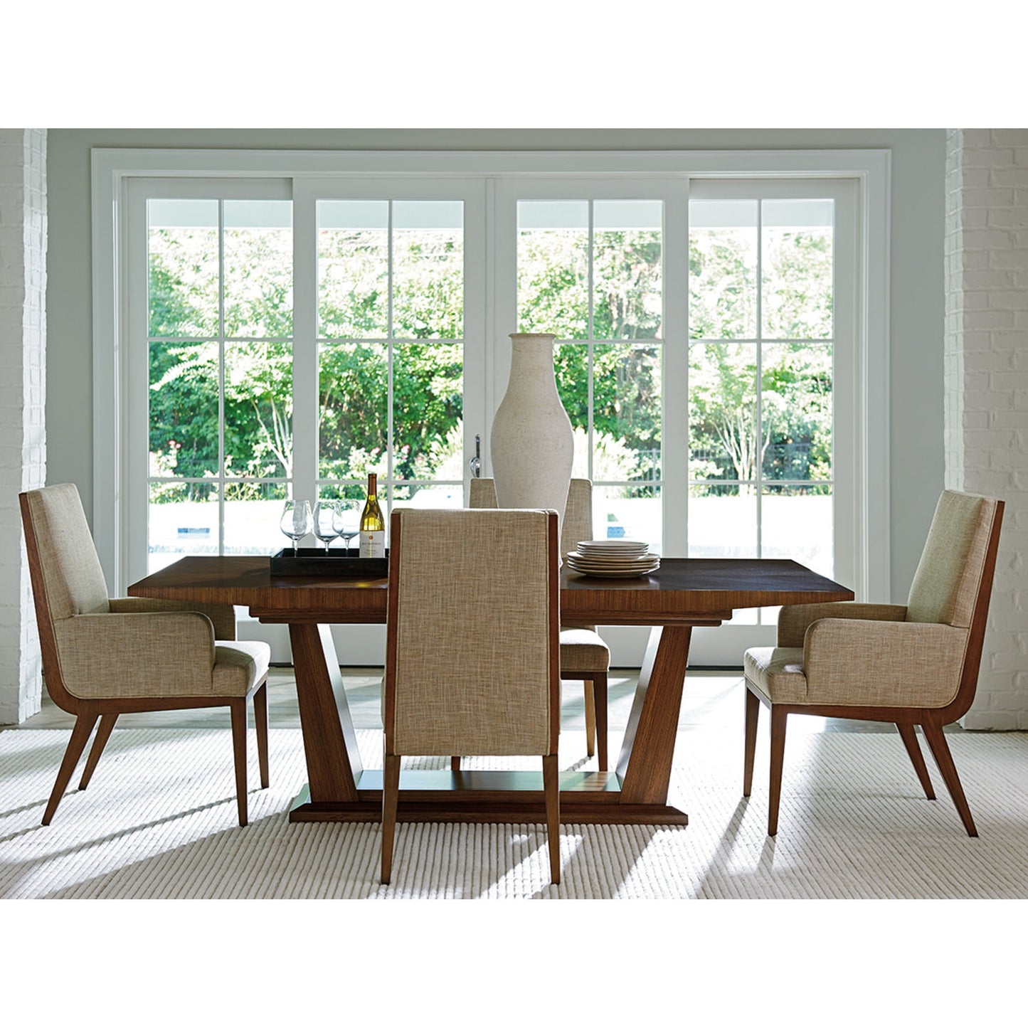 004 SR-835512 | Lifestyle | Marino Upholstered Arm Chair by Lexington. Made from unique in a transitional style.