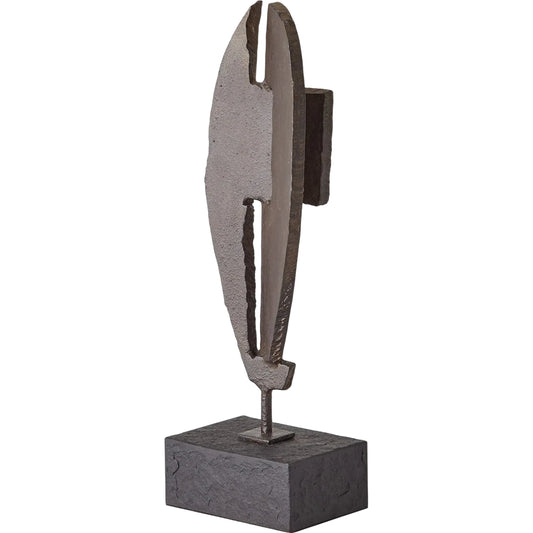 Iron Angel by Global Views in bronze. Made from iron, marble in a modern style.