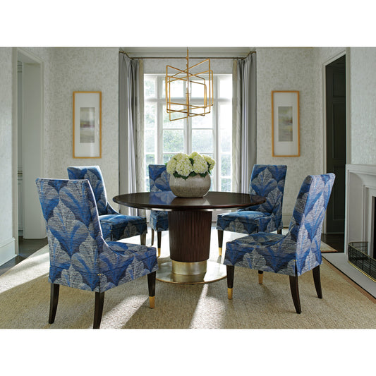 Waldorf Round Dining Table by Lexington in black. Made from unique in a modern style.