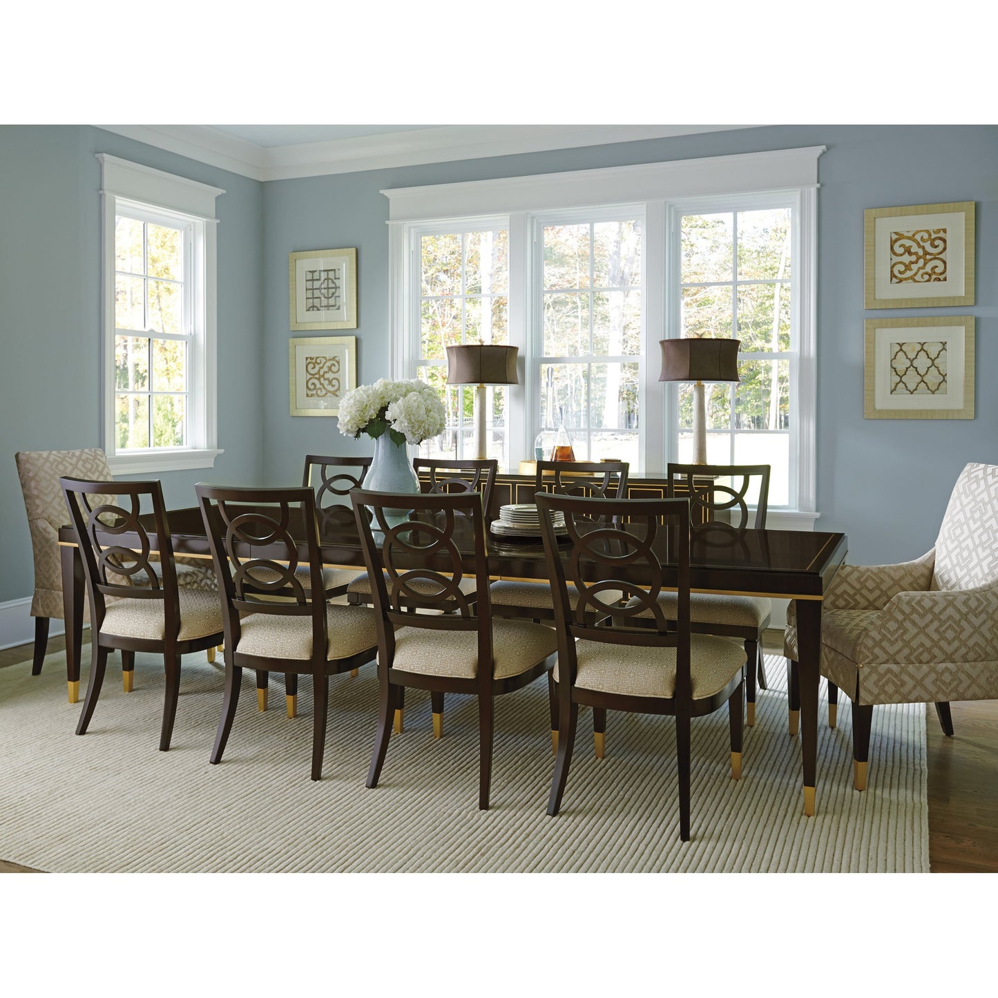 004 SR-835593 | Lifestyle | Pierce Upholstered Side Chair by Lexington. Made from unique in a transitional style.