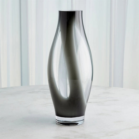 Fly Through Vase by Global Views. Made from art glass in a eclectic & global style.