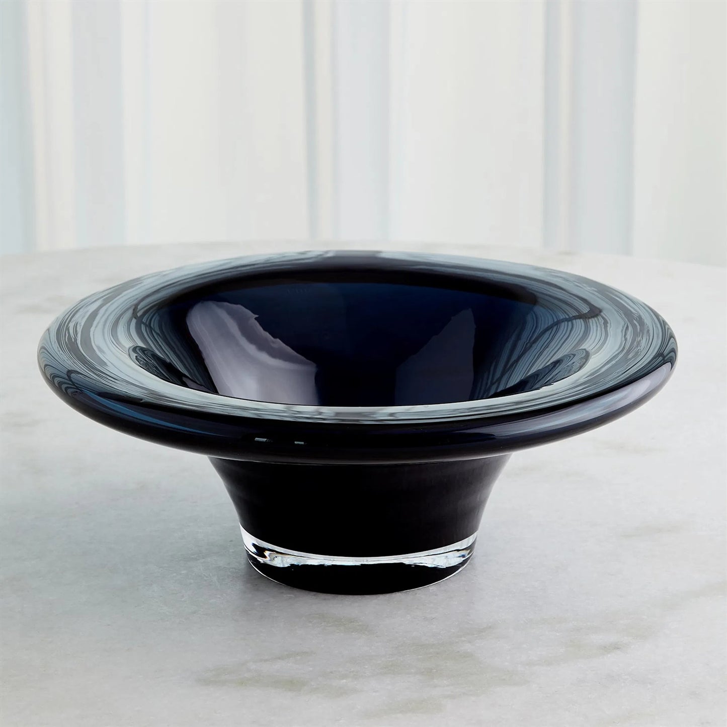 009 SI-2324597,SI-2324598 | Additional Silo | Tourneau Bowl by Global Views. Made from art glass in a eclectic & global style.