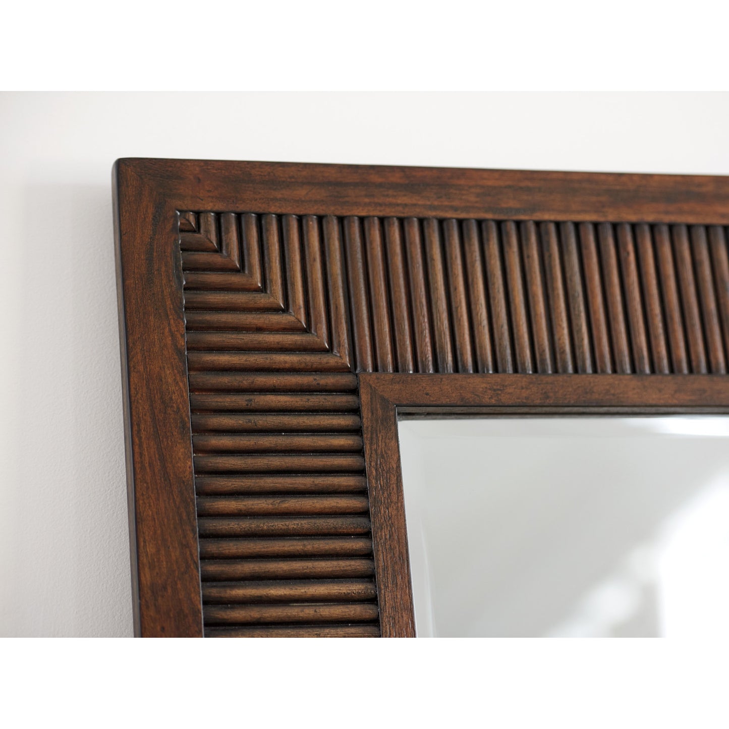 003 SI-1823443 | Additional Silo | Helena Mirror by Lexington in walnut. Made from unique in a traditional style.