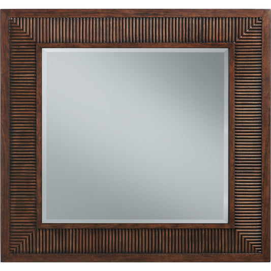 001 SI-1823443 | Primary Silo | Helena Mirror by Lexington in walnut. Made from unique in a traditional style.