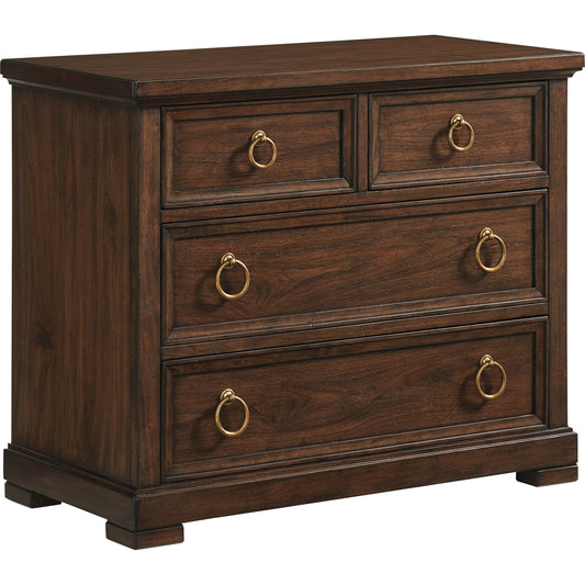 001 SI-1823430 | Primary Silo | Cupertino Bachelors Chest by Lexington in walnut. Made from unique in a traditional style.