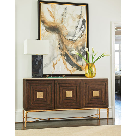 Tiburon Sideboard by Lexington in walnut. Made from unique in a transitional style.
