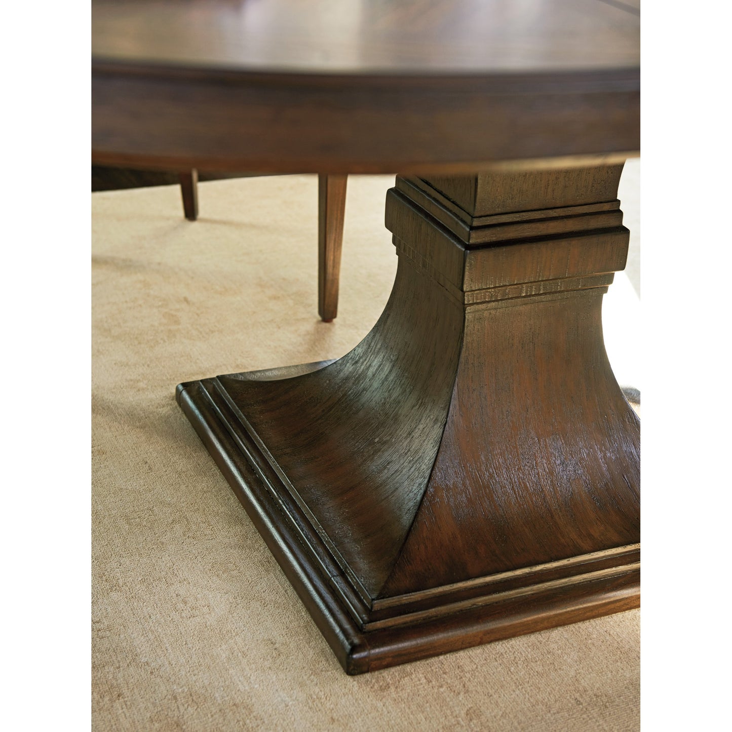 005 SI-1823461 | Additional Silo | Palo Alto Dining Table by Lexington in walnut. Made from unique in a traditional style.