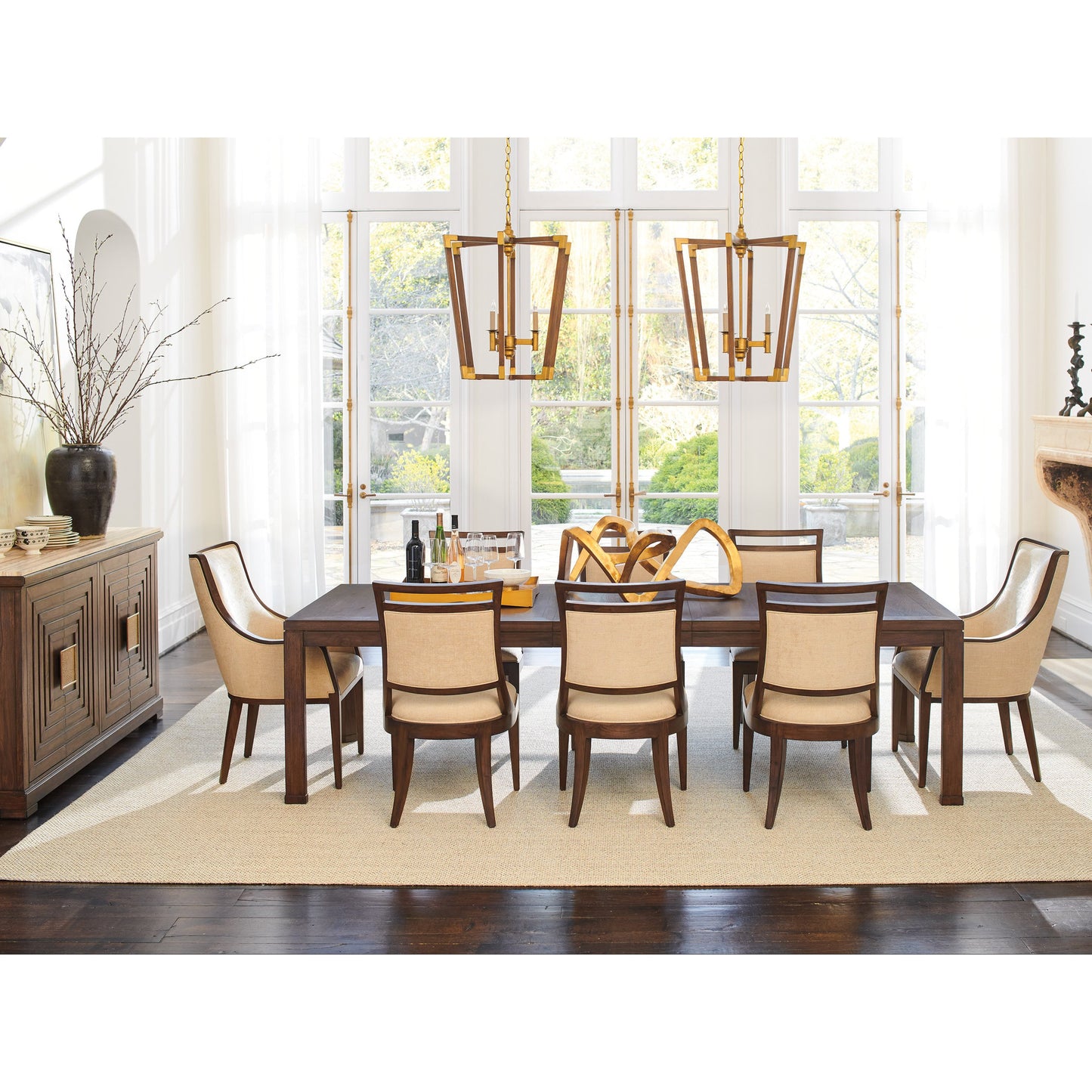 007 SI-1823426 | Lifestyle | Bromley Upholstered Arm Chair by Lexington in golden maize. Made from unique in a transitional style.