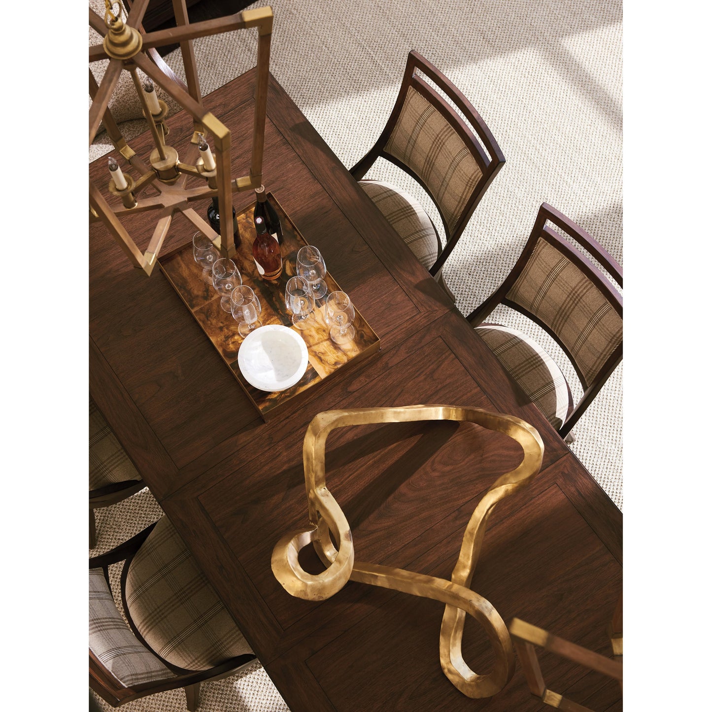 008 SI-1823437 | Additional Silo | Elk Grove Dining Table by Lexington in walnut. Made from unique in a traditional style.