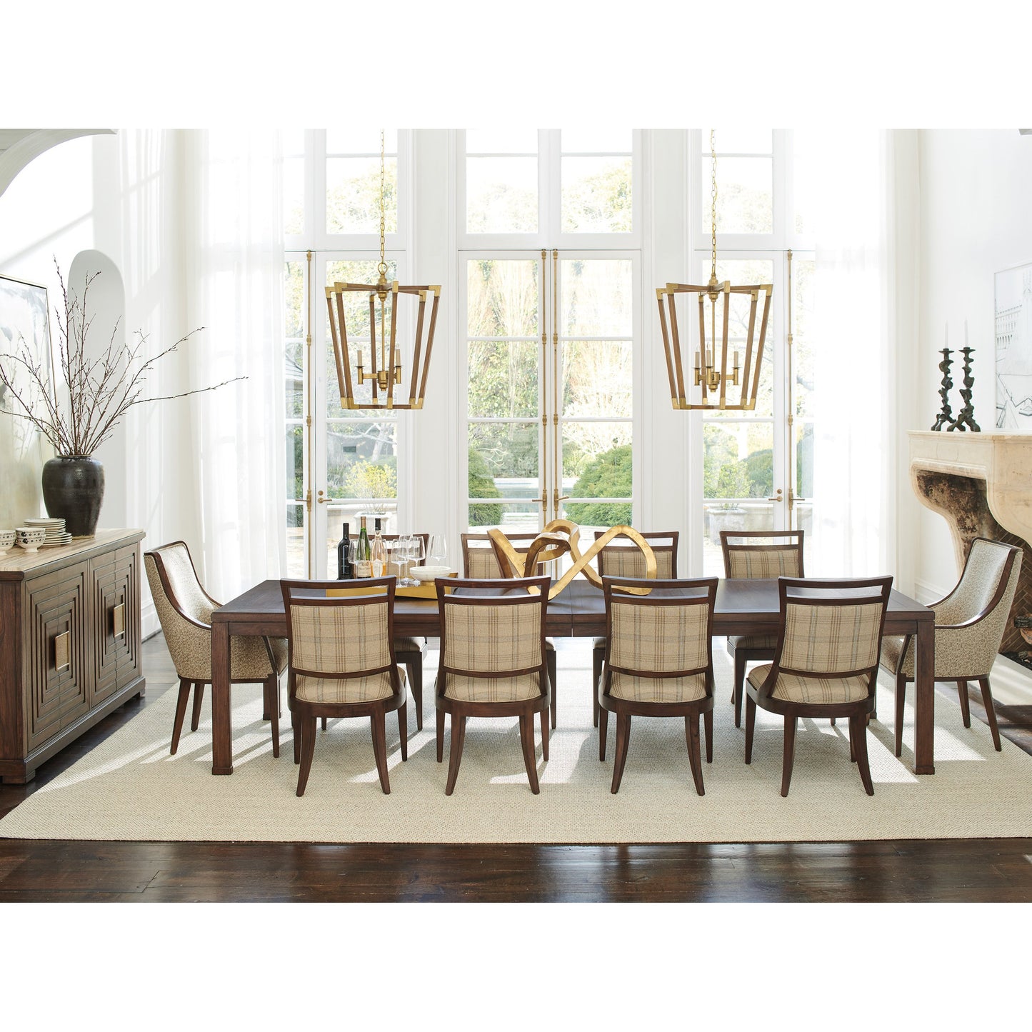 006 SI-1823426 | Lifestyle | Bromley Upholstered Arm Chair by Lexington in golden maize. Made from unique in a transitional style.