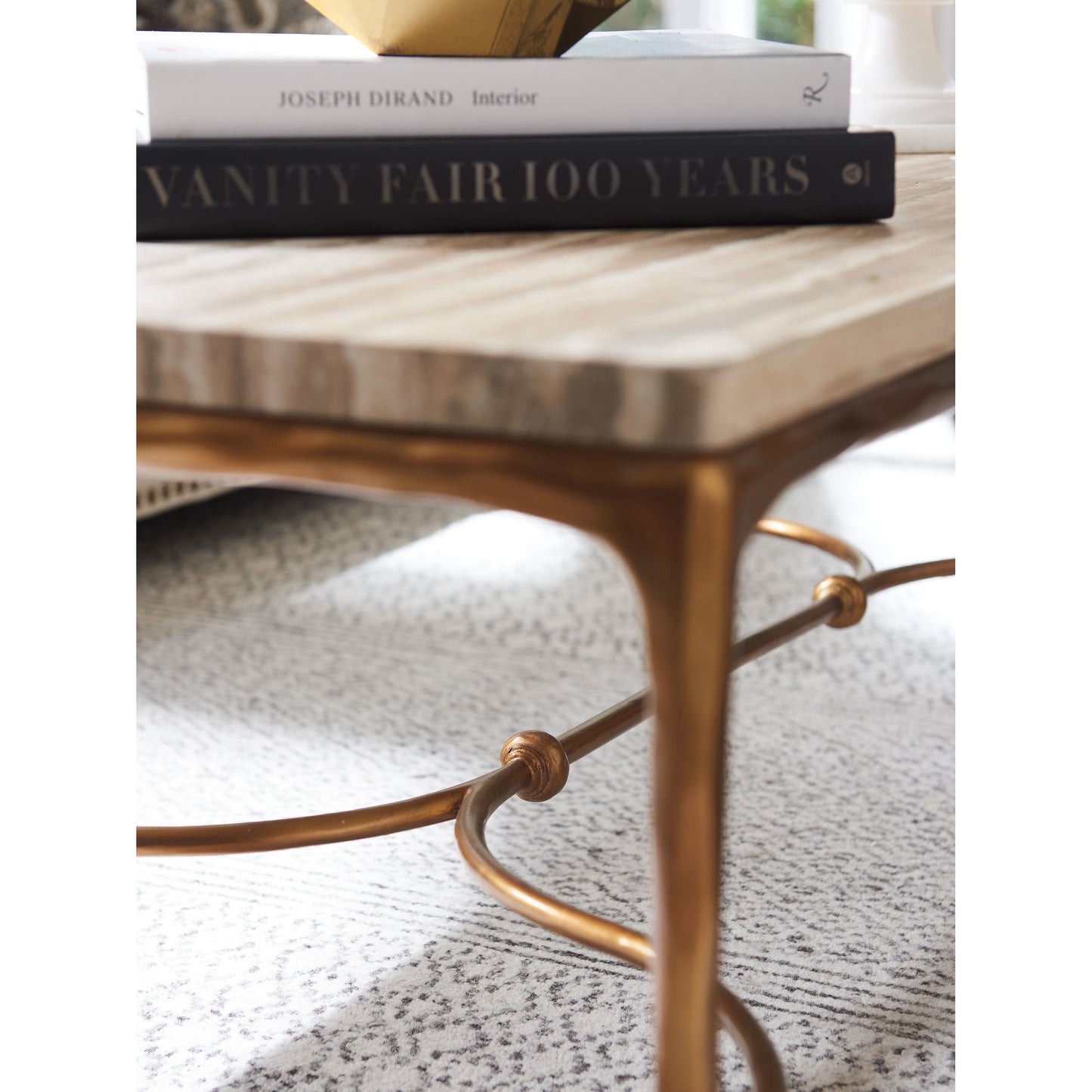 002 SI-1823454 | Additional Silo | Menlo Park Cocktail Table by Lexington in maritime brass. Made from unique in a transitional style.