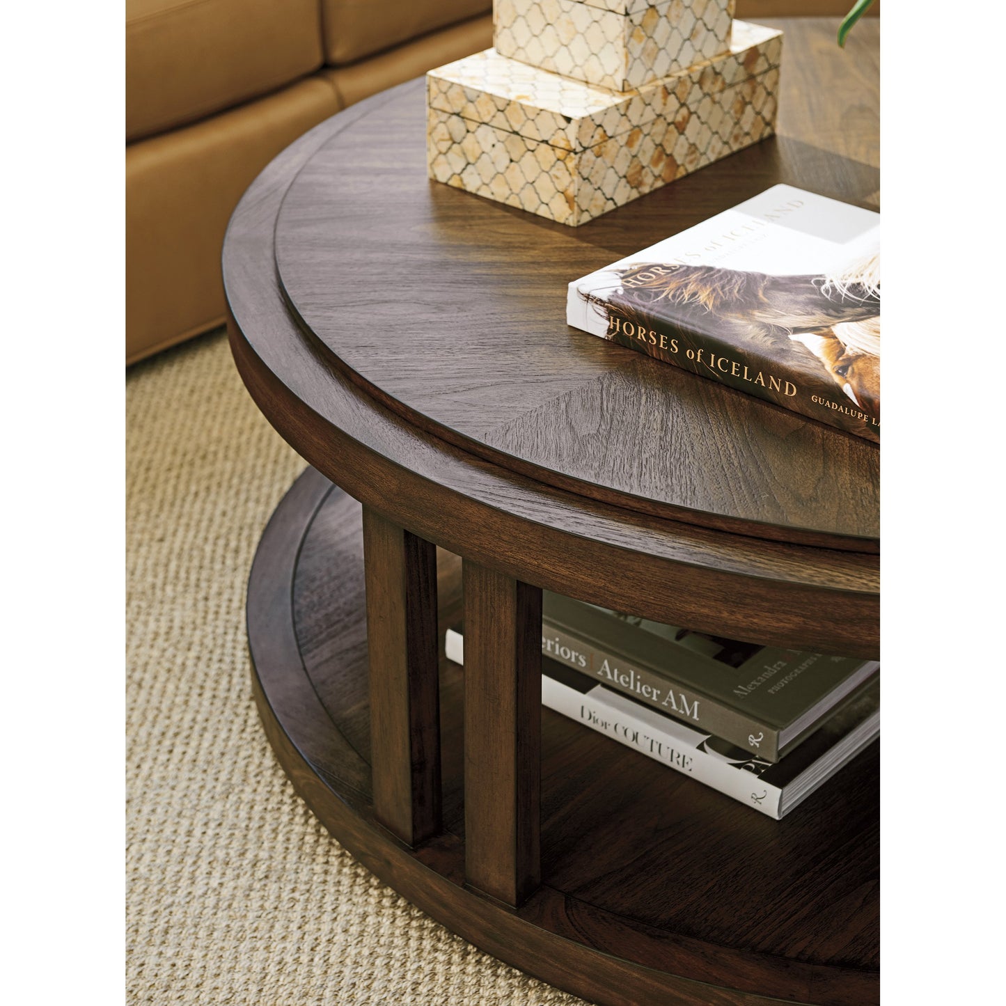 003 SI-1823468 | Additional Silo | Stinson Cocktail Table by Lexington in walnut. Made from unique in a traditional style.