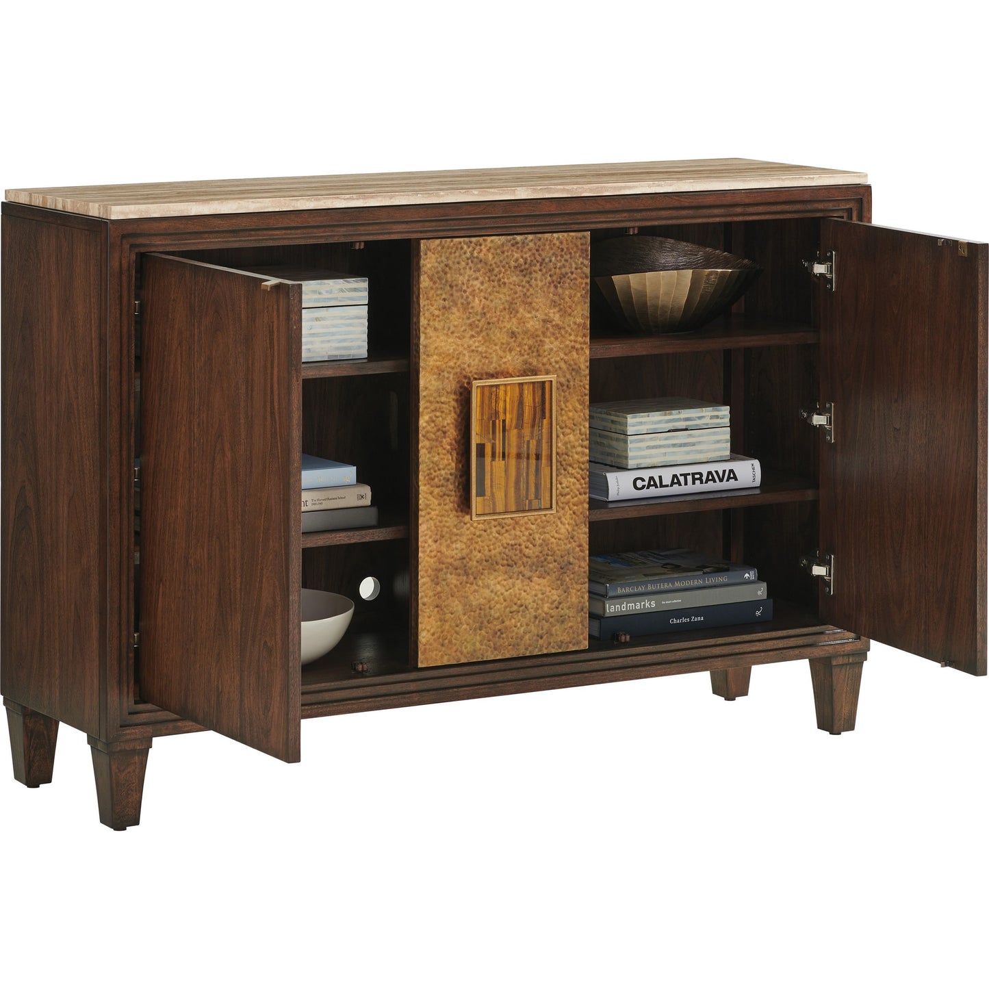 003 SI-1823464 | Additional Silo | Santa Clara Hall Chest by Lexington in walnut. Made from unique in a transitional style.
