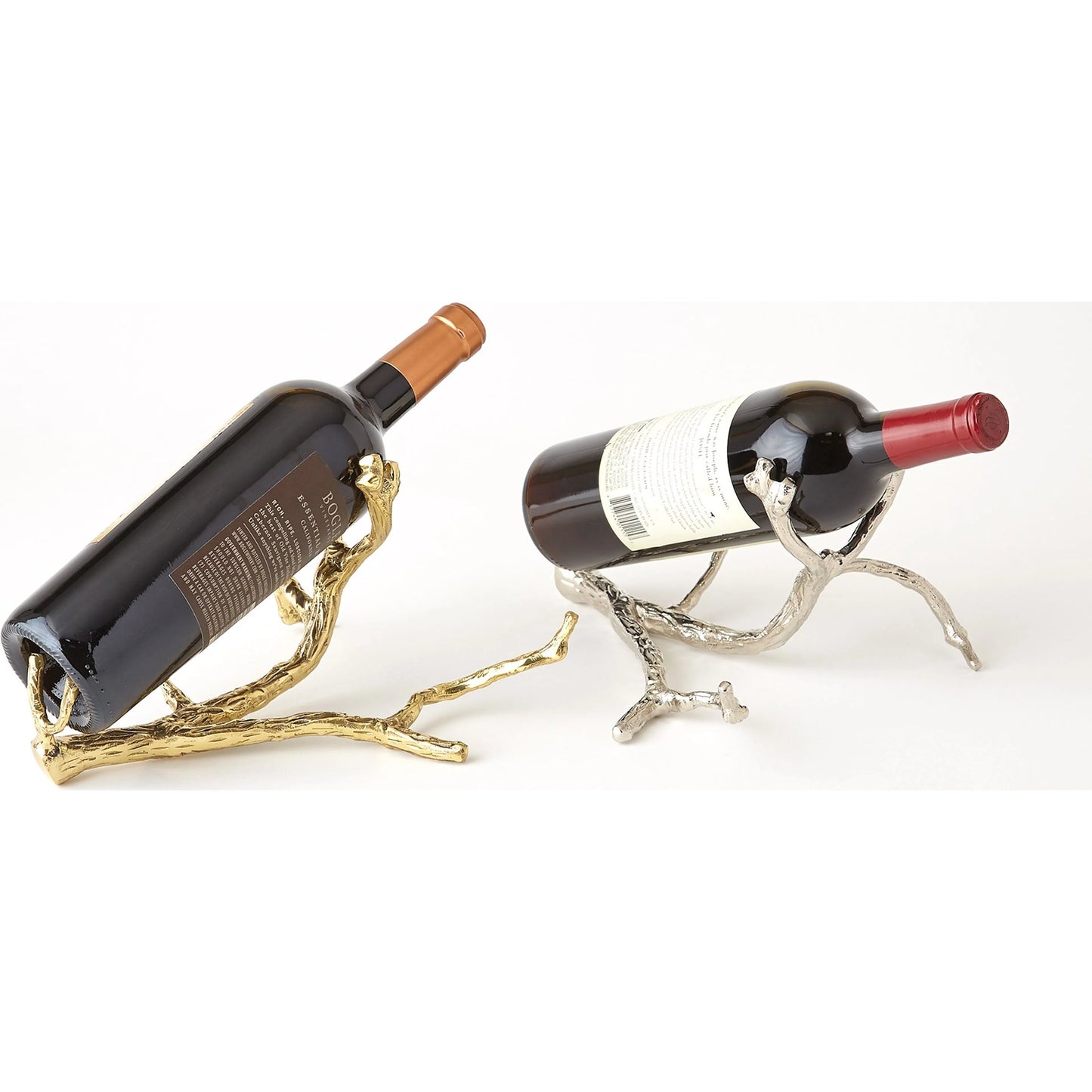 005 SR-702281,SR-702282 | Additional Silo | Twig Wine Bottle Holder by Global Views. Made from cast brass in a eclectic & global style.
