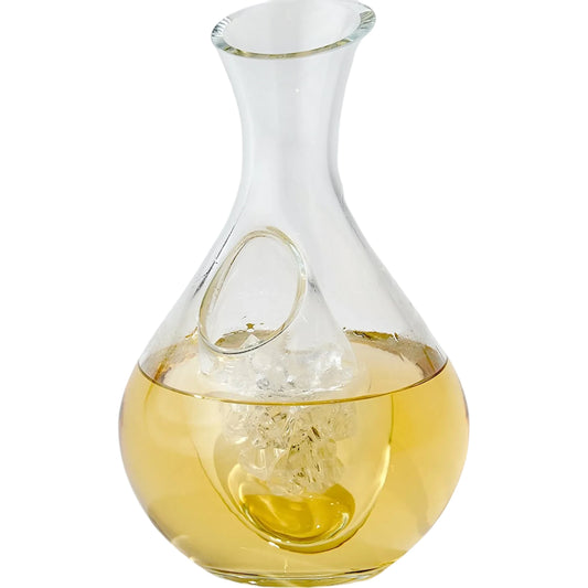 Chilling Decanter by Global Views. Made from glass in a transitional style.