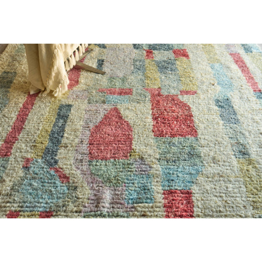 Marrakesh 7427 Rug by Exquisite Rugs in red, yellow, multi. Made from wool in a unique style.