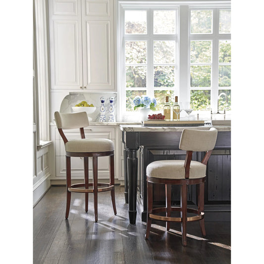 Giles Bar Stool by Lexington. Made from unique in a transitional style.