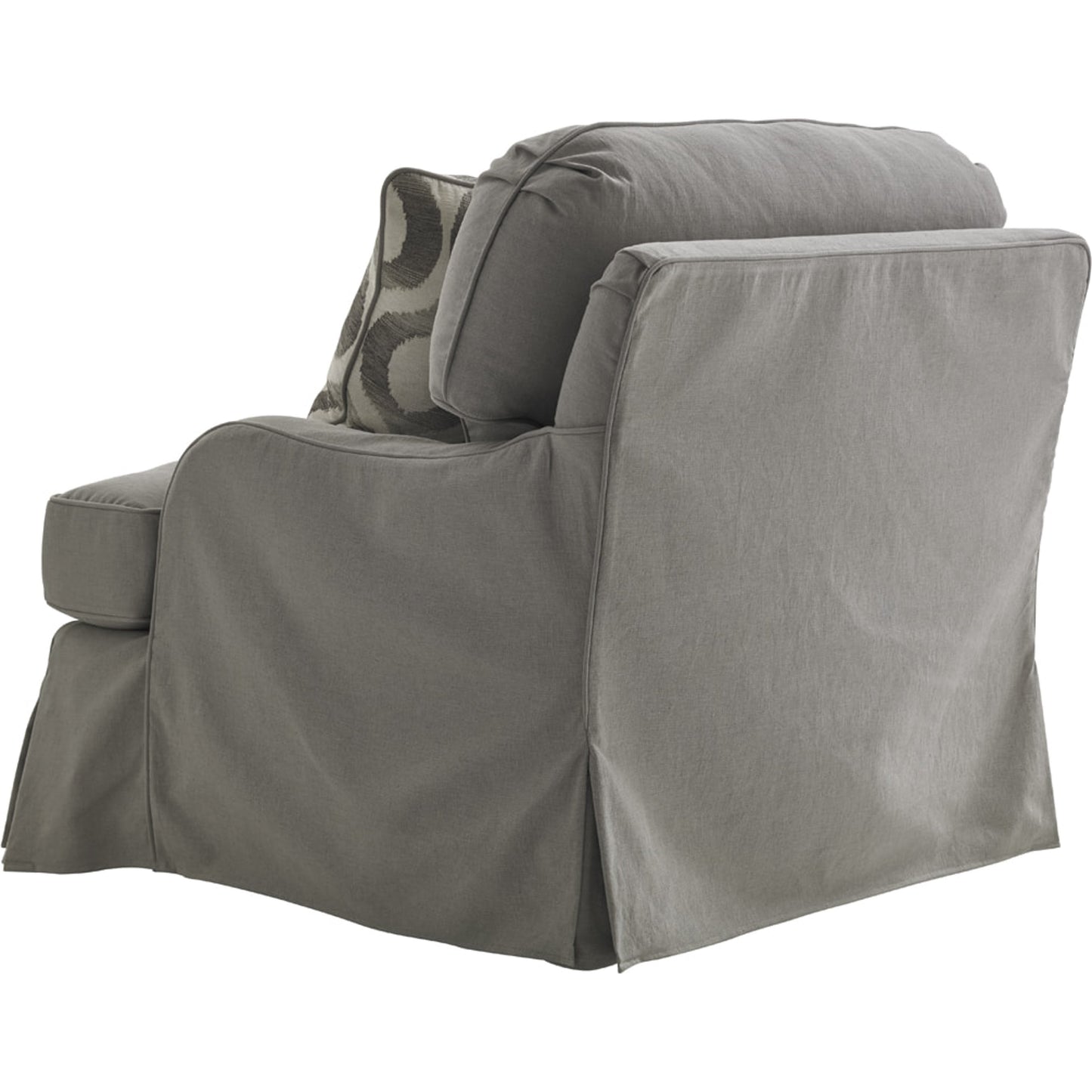 002 SR-835714 | Additional Silo | Stowe Slipcover Swivel Chair by Lexington in gray and gray. Made from unique in a transitional style.