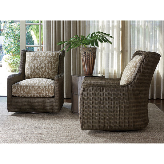 Estero Swivel Chair by Tommy Bahama Home. Made from unique in a coastal style.