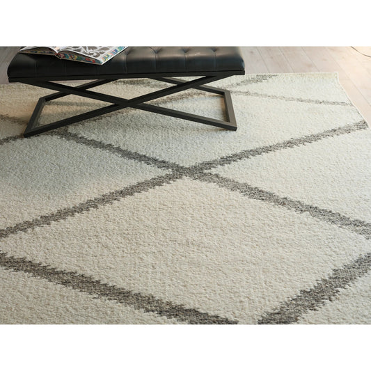 Sunstone 7490 Rug by Exquisite Rugs in ivory, black. Made from wool in a unique style.