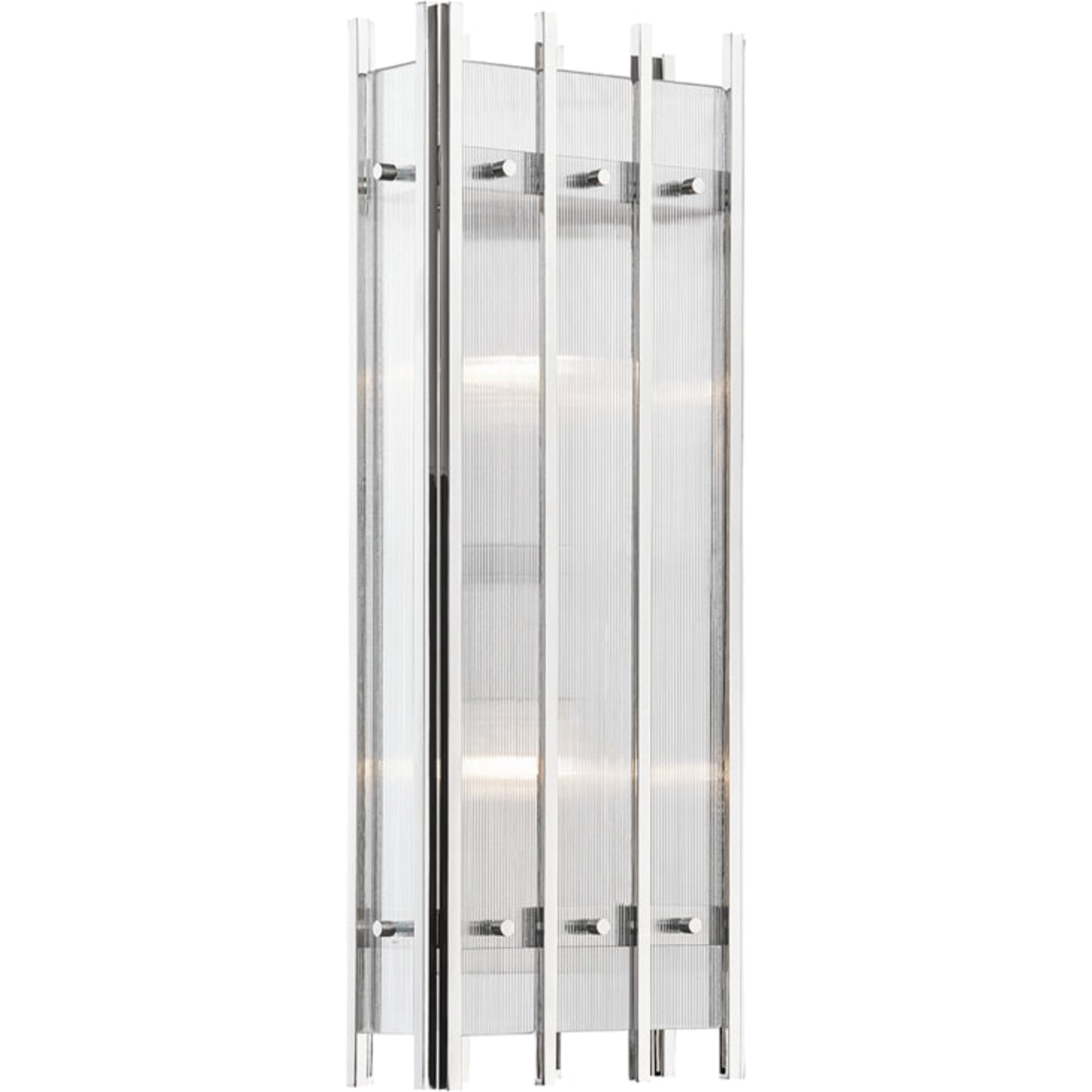 001 SR-763511 | Primary Silo | Wooster Wall Sconce by Hudson Valley in polished nickel. Made from steel in a transitional style.