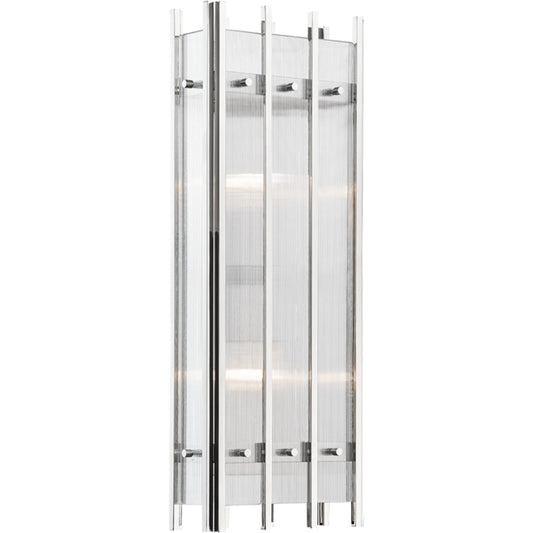 001 SR-763511 | Primary Silo | Wooster Wall Sconce by Hudson Valley in polished nickel. Made from steel in a transitional style.