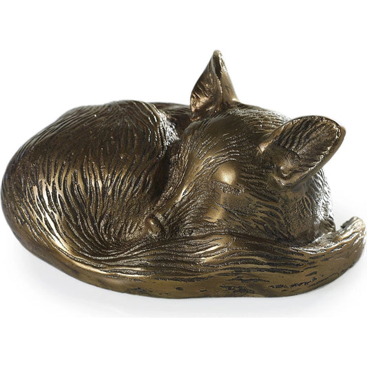001 SI-2083690 | Primary Silo | E+E Sleepy Eloise Figurine by Accent Decor in gold. Made from metal in a traditional style.