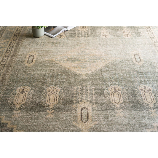 Estate 7524 Rug by Exquisite Rugs in gray, beige. Made from pet in a unique style.