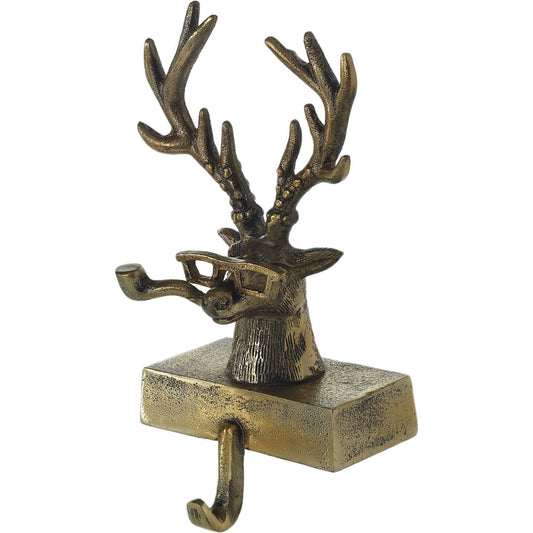 001 SI-2083696 | Primary Silo | E+E Stocking Holder Frankie by Accent Decor in antique-gold. Made from metal in a modern style.