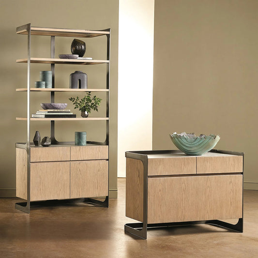 Element Etagere by Global Views in grey and marble. Made from unique in a modern style.