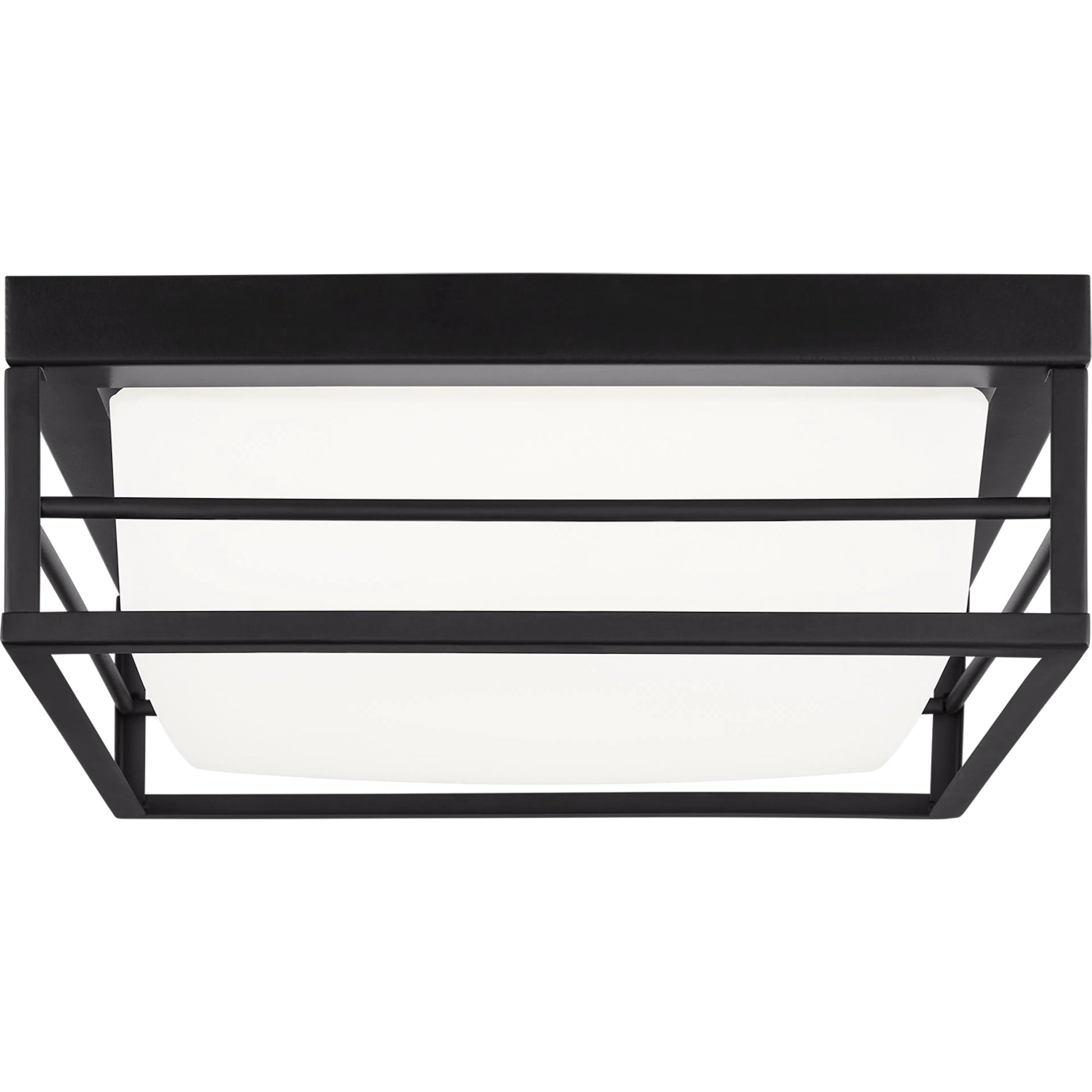 Dearborn Medium LED Ceiling Flush Mount by Visual Comfort & Co.. Made from steel in a modern style.