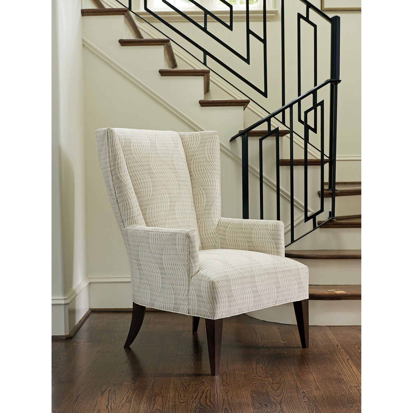 003 SR-835197 | Lifestyle | Brockton Wing Chair by Lexington. Made from unique in a transitional style.