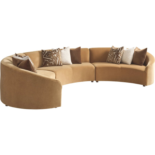 000 SI-2540570 | Primary Silo | Alston Sectional by Lexington in beige, tan. Made from hickory, fabric in a unique style.