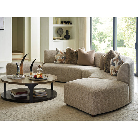 Alston Wedge Ottoman by Lexington. Made from unique in a modern style.