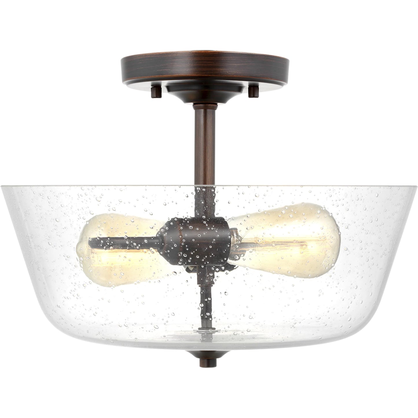 003 SI-2241128 | Primary Silo | Belton Two Light Ceiling Semi-Flush Mount by Visual Comfort & Co.. Made from steel in a unique style.