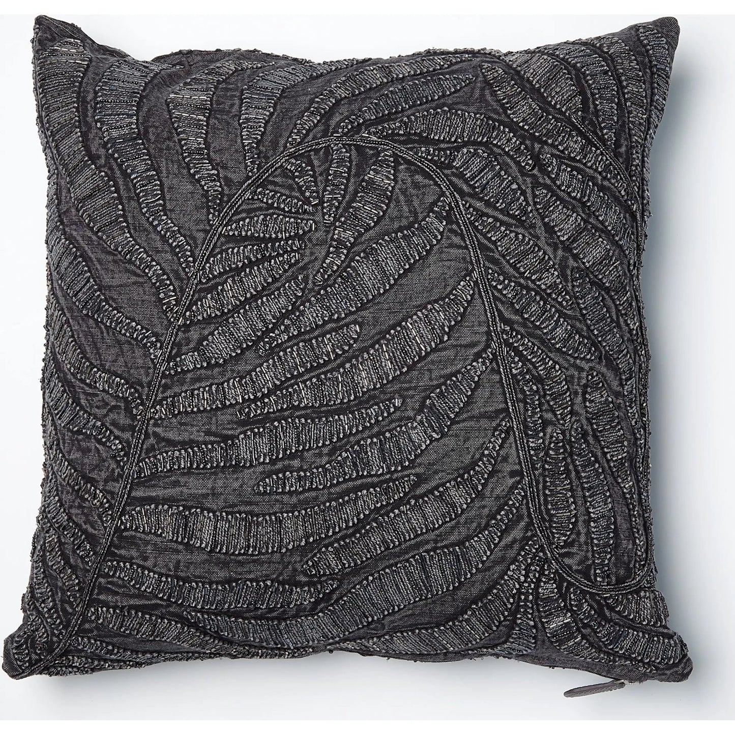 004 SI-2323131 | Additional Silo | Beaded Palm Leaf Pillow by Global Views. Made from unique in a traditional style.