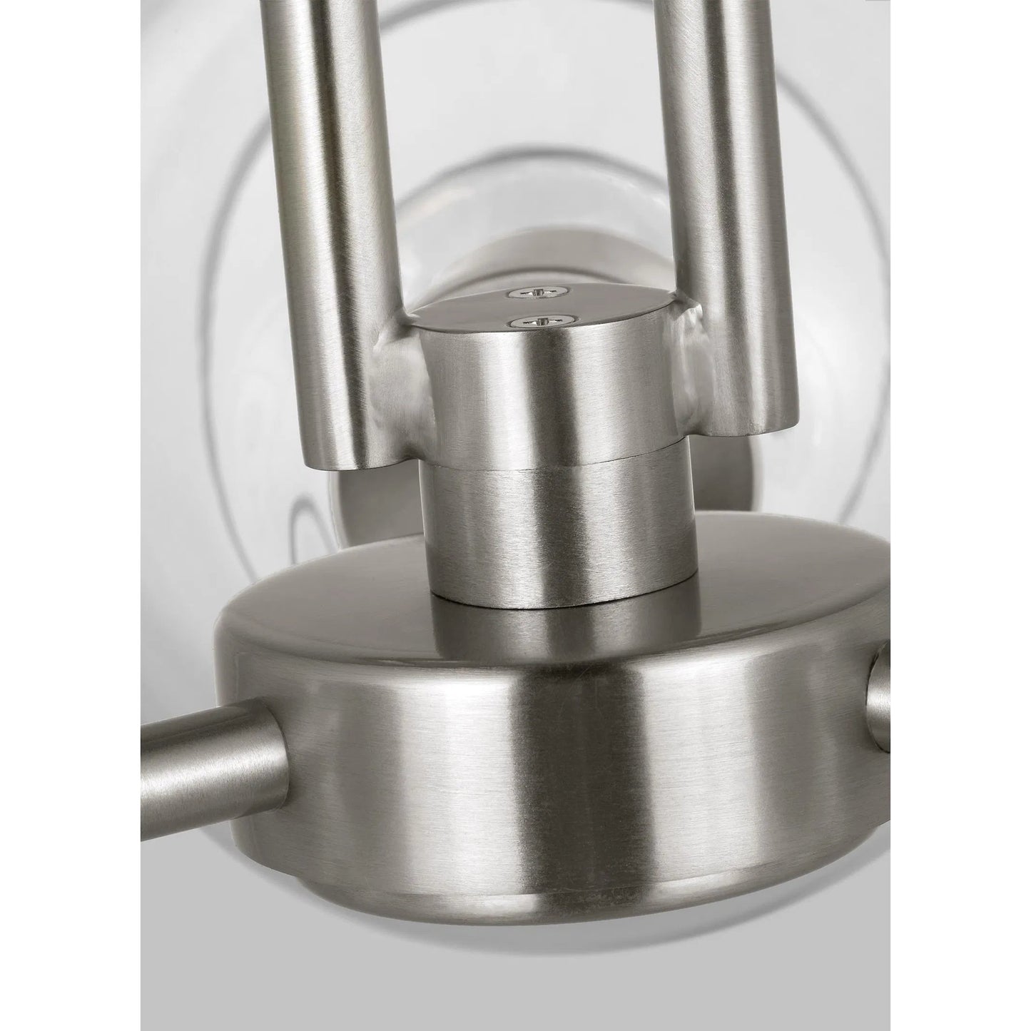 014 SI-2233425 | Closeup | Codyn Three Light Semi-Flush Convertible Pendant by Visual Comfort & Co.. Made from steel in a modern style.