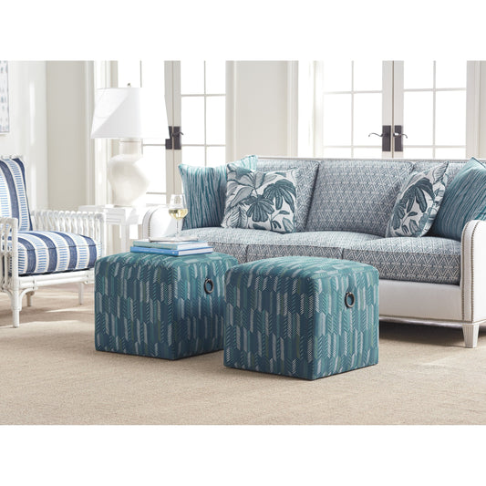 Jupiter Ottoman by Tommy Bahama Home. Made from unique in a transitional style.