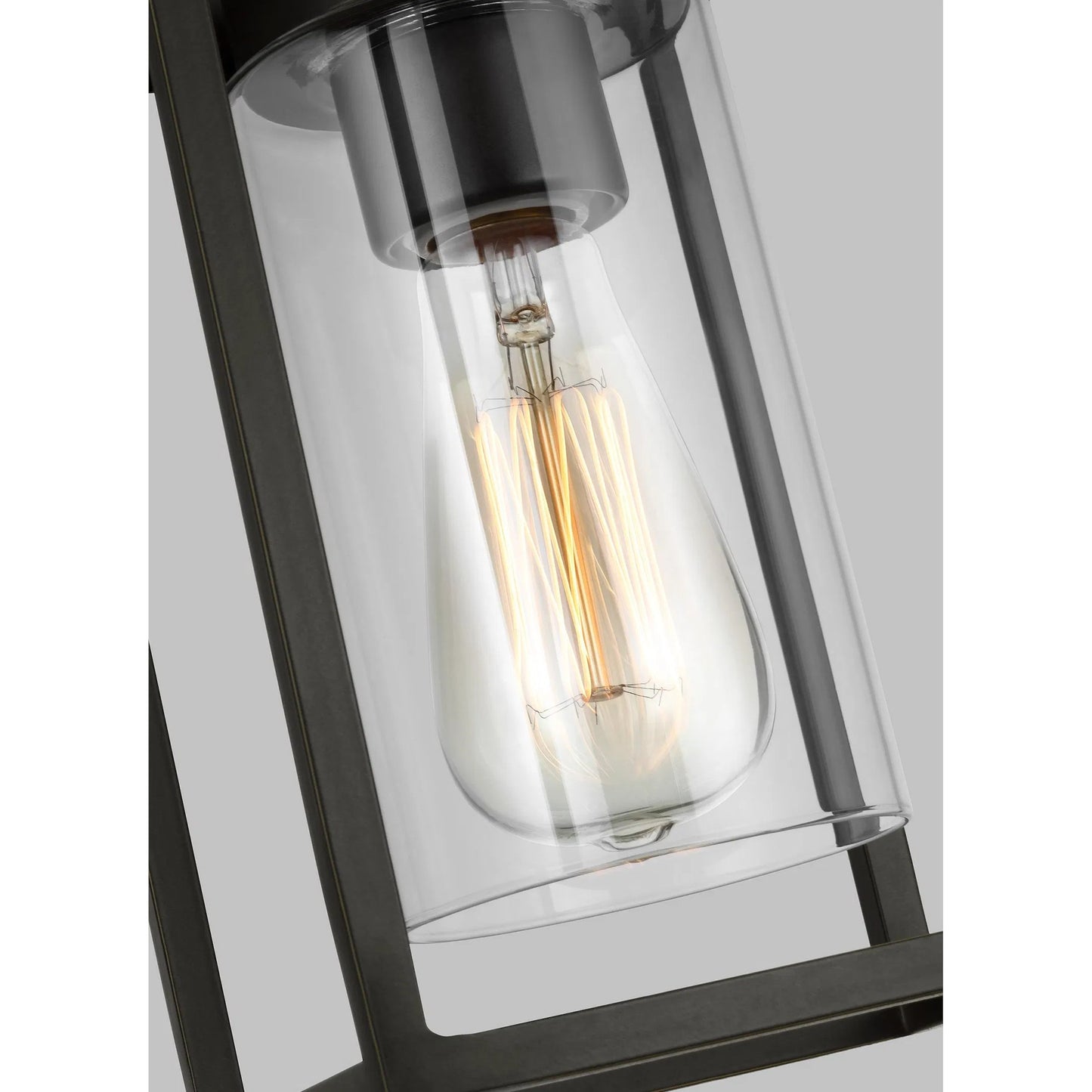 004 SI-2233450 | Closeup | Vado One Light Outdoor Ceiling Flush Mount by Visual Comfort & Co.. Made from aluminum in a unique style.