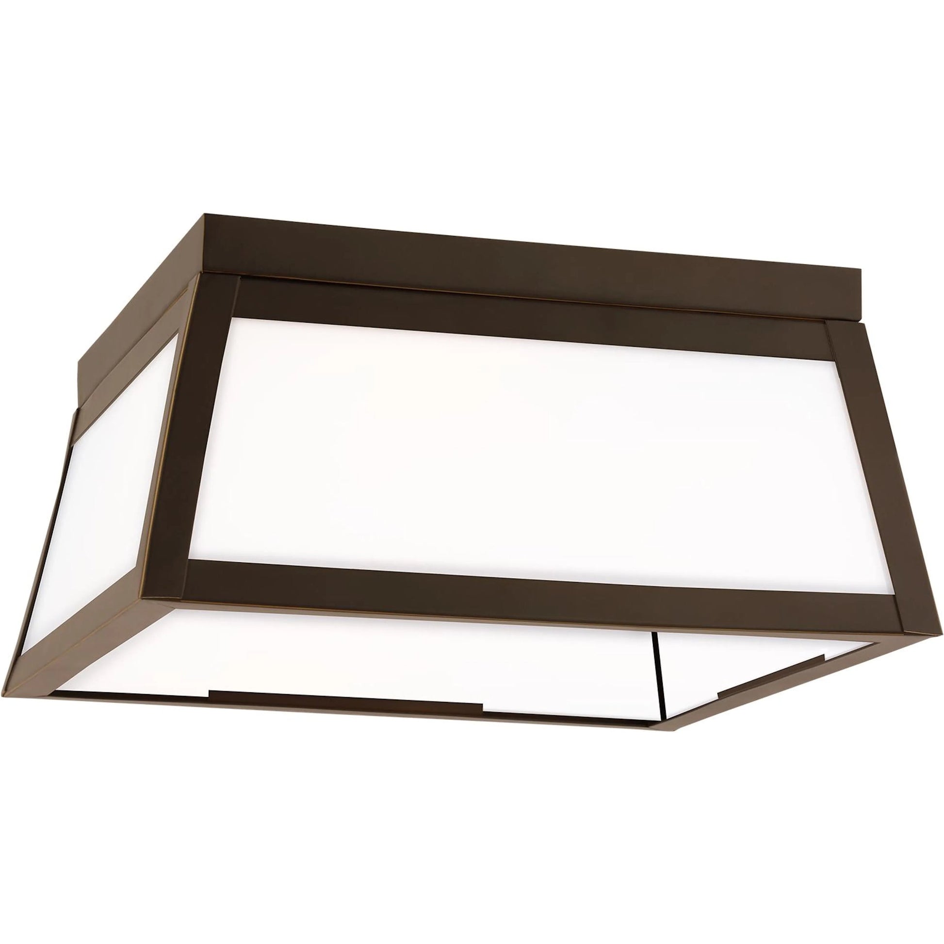 Founders Two Light Outdoor Flush Mount by Visual Comfort & Co.. Made from aluminum in a cottage & farmhouse style.