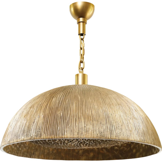 Ege Chandelier by Global Views in red and bronze. Made from unique in a modern style.