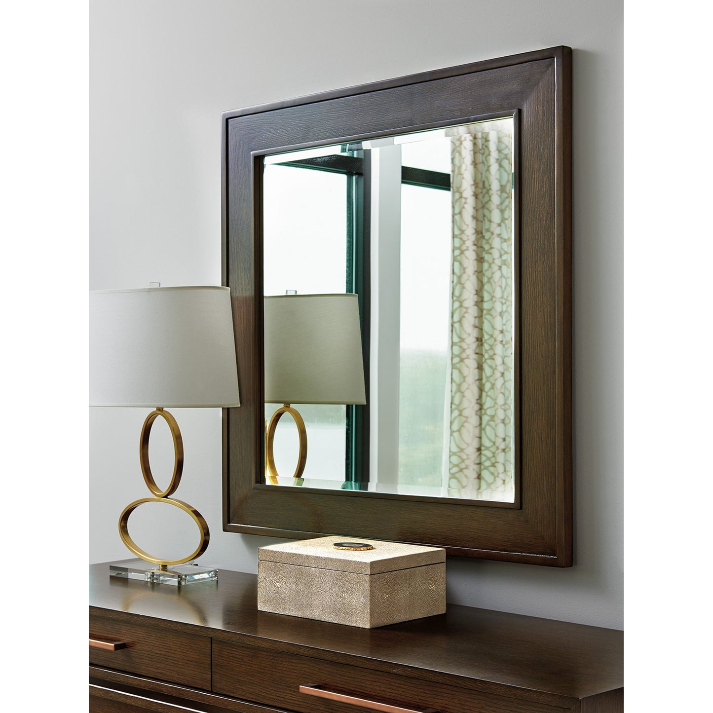 002 SR-835365 | Additional Silo | Gallerie Square Mirror by Lexington. Made from unique in a transitional style.