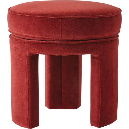 Papu Red Stool by Global Views in red. Made from unique in a eclectic & global style.