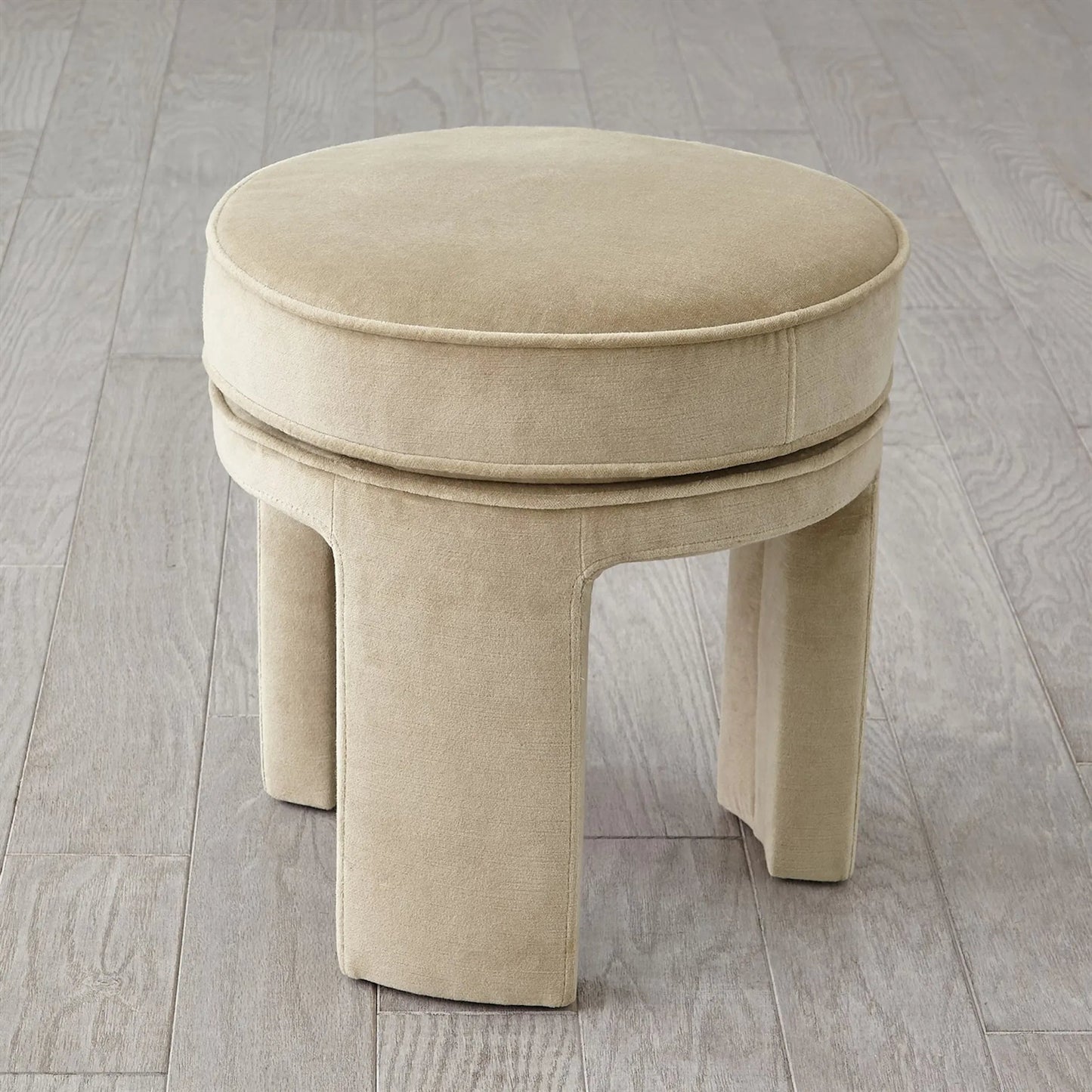 007 SI-2324070 | Unknown | Papu Beige Stool by Global Views in beige. Made from unique in a unique style.