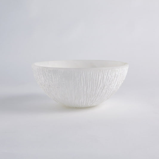 001 SR-890537 | Primary Silo | Chiseled Alabaster Bowl by Global Views. Made from alabaster in a eclectic & global style.
