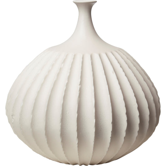 Sawtooth Vase by Global Views. Made from ceramic in a coastal style.